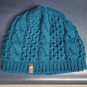 Northface Women's Beanie Winter Hat Teal